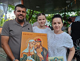 В Пантелеимоновском храме города Миллерово прошёл семейный праздник в День семьи, любви и верности