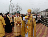 110 лет со дня освящения молитвенно отметил приход храма святителя Николая Чудотворца станицы Обливской, богослужение возглавил Преосвященнейший епископ Симон.