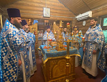 Приход Одигитриевской иконы Божией Матери пос. Таловый соборно отметил храмовый праздник