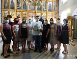  В храме Донской иконы Богородицы г. Новошахтинска прошло торжественное вручение свидетельств выпускникам школы православных добровольцев «Дельфин»