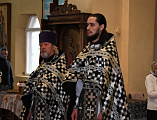 Преосвященнейший епископ Симон посетил с архипастырским визитом приход великомученика Пантелеимона поселка Глубокий  