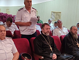 Руководитель епархиального отдела по взаимодействию с казачеством протоиерей Александр Маштанов принял участие в работе Совета атаманов Донецкого округа