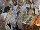 Божественной литургией и литией почтили местночтимого исповедника Христова и подвижника Донбасса иеромонаха Серафима (Калинина)