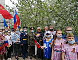Детский хор храма святителя Пантелеимона г. Гуково поздравил ветеранов Великой отечественной войны с Днем Победы