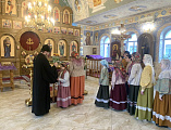 Духовно-нравственная беседа священника с учениками 