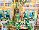 В Свято-Троицком храме г. Каменск-Шахтинский отметили праздник Пятидесятницы