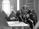 Епископ Шахтинский и Миллеровский Симон сослужил митрополиту Ростовскому и Новочеркасскому Меркурию в день его тезоименитства