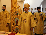 Преосвященнейший епископ Симон с архипастырским визитом посетил приход великомученицы Варвары города Гуково
