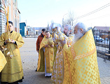 Преосвященнейший епископ Симон совершил чин великого освящения храма Державной иконы Божией Матери г. Донецка
