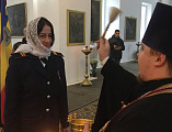 В Успенском храме станицы Калитвенской состоялось торжественное принятие казачьей присяги
