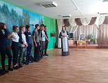 Отслужен молебен на начало нового учебного года для студентов Каргинского техникума