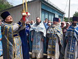 В хаме Владимирской иконы Божией Матери хутора Можаевка было совершено празднование престольного торжества