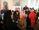 Во вторник Светлой седмицы Преосвященнейший епископ Симон с архипастырским визитом посетил храм слободы Позднеевка в честь Архистратига Михаила, где архиерей до принятия епископского сана служил настоятелем