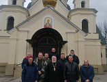 Иерей Евгений Литвиненко провел беседу с казаками Багаевского казачьего общества