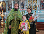 Награждение воспитанников воскресной школы «Благовест» за участие в Международном конкурсе-фестивале декоративно-прикладного творчества «Пасхальное яйцо 2021»
