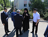 Преосвященнейший епископ Симон и духовенство епархии приняли участие в последнем звонке в Шахтинском генерала Я.П. Бакланова казачьем кадетском корпусе