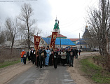 В неделю Крестопоклонную, в праздник Благовещения Пресвятой Богородицы в слободе Верхнемакеевка состоялся Крестный ход