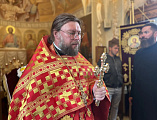 В престольный день епископ Симон совершил Божественную литургию в храме святых мучениц Веры, Надежды, Любови и матери их Софии в станице Багаевской