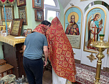 Приход в честь святого праведного Иоанна Кронштадтского г. Шахты соборным богослужением отметил престольный праздник малого храма в честь Царственных страстотерпцев