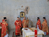 Преосвященнейший епископ Симон совершил молодежную Литургию в храме Пятницкого архиерейского подворья ст. Манычской и открыл епархиальный фестиваль творчества детей с ограниченными возможностями здоровья «Дети Солнца 2020»