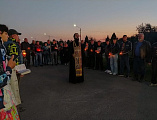 В Международный день памяти погибших мотоциклистов протоиерей Сергий Яценко совершил панихиду