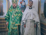 В престольный праздник Преосвященнейший епископ Симон совершил Божественную литургию в храме святого благоверного князя Александра Невского г. Шахты и рукоположил в сан иерея диакона Даниила Зырянова