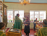 В храме Святого Духа хутора Грачев Чернышевского благочиния соборным богослужением отметили день празднования памяти святого благоверного великого князя Александра Невского