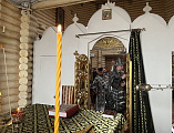 Епископ Шахтинский и Миллеровский Симон совершил Литургию Преждеосвященных Даров в храме великомученицы Екатерины города Красный Сулин