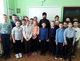 Иеромонах Арсений (Алимов) провел урок по предмету «Основы Православной культуры» для учащихся 4 класса