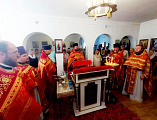 В храме посёлка Садовый прошло соборное богослужение духовенства Багаевского благочиния