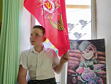 Учащиеся воскресной школы «Благовест» приняли участие в акции «Окна Победы»