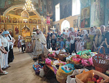 В праздник Преображения Господня воспитанники детского сада «Ромашка» посетили храм Святого Апостола Андрея Первозванного