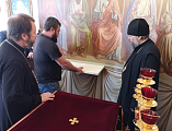 Преосвященнейший епископ Симон провел выездное совещание по строительству и благоустройству храма святых мучениц Веры, Надежды, Любови и матери их Софии ст. Багаевской