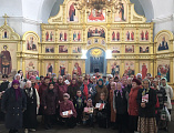 В храме Успения Пресвятой Богородицы станицы Калитвенской молитвенно отметили день памяти святых жен-мироносиц