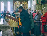 Епископ Шахтинский и Миллеровский Симон совершил воскресную Божественную литургию в главном храме Шахтинской епархии