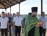 В шахтинской епархии впервые отметили престольный праздник первого в России храма преподобного Паисия Святогорца хут. Маркин