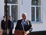 Благочинный приходов Нижнедонского округа принял участие в торжественном открытии мемориальной доски герою России Сергею Полякову