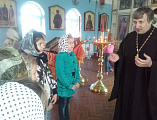 Казанский храм города Гукова посетили учащиеся 4 класса Гуковской средней школы № 4  