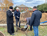 Преосвященнейший епископ Симон принял участие в акции древонасаждения «Сохраним лес» в Кашарском районе