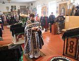 В день памяти сорока мучеников Севастийских епископ Шахтинский и Миллеровский Симон совершил литургию Преждеосвященных Даров в храме великомученика Пантелеимона Целителя г. Миллерово