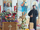 Престольный праздник в храме хутора Талловеров в праздник Успения Пресвятой Богородицы