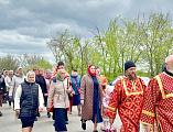 Пасхальный крестный ход в станице Боковской