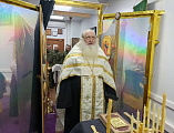 Иеромонах Николай (Наметышев) вместе с воинами 150-мотострелковой дивизии совершил молебен о восстановлении мира