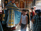 Молебен на начало учебного года в храме Архистратига Михаила
