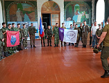 Военно-патриатический центр «Пламя» при Южно-Российском государственном политехническом университете имени М.И. Платова провел казачий военный переход от ст. Бессергеневской до ст. Мелиховской