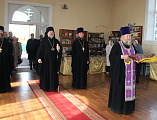 Преосвященнейший Симон, епископ Шахтинский и Миллеровский посетил храм святителя Николая Чудотворца в станице Обливской