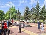В новошахтинском парке «Казачий» почтили героев ВОВ