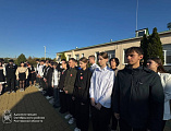 Благочинный приходов Нижнедонского округа совершил освящение мемориальной доски Константину Бондарю