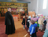 Воспитанники детского сада №28 посетили Пантелеимоновский храм поселка Майский