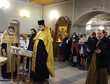 В Донском храме г. Новошахтинска соборным богослужением отметили 12-ю годовщину интронизации Святейшего Патриарха Московского и всея Руси Кирилла